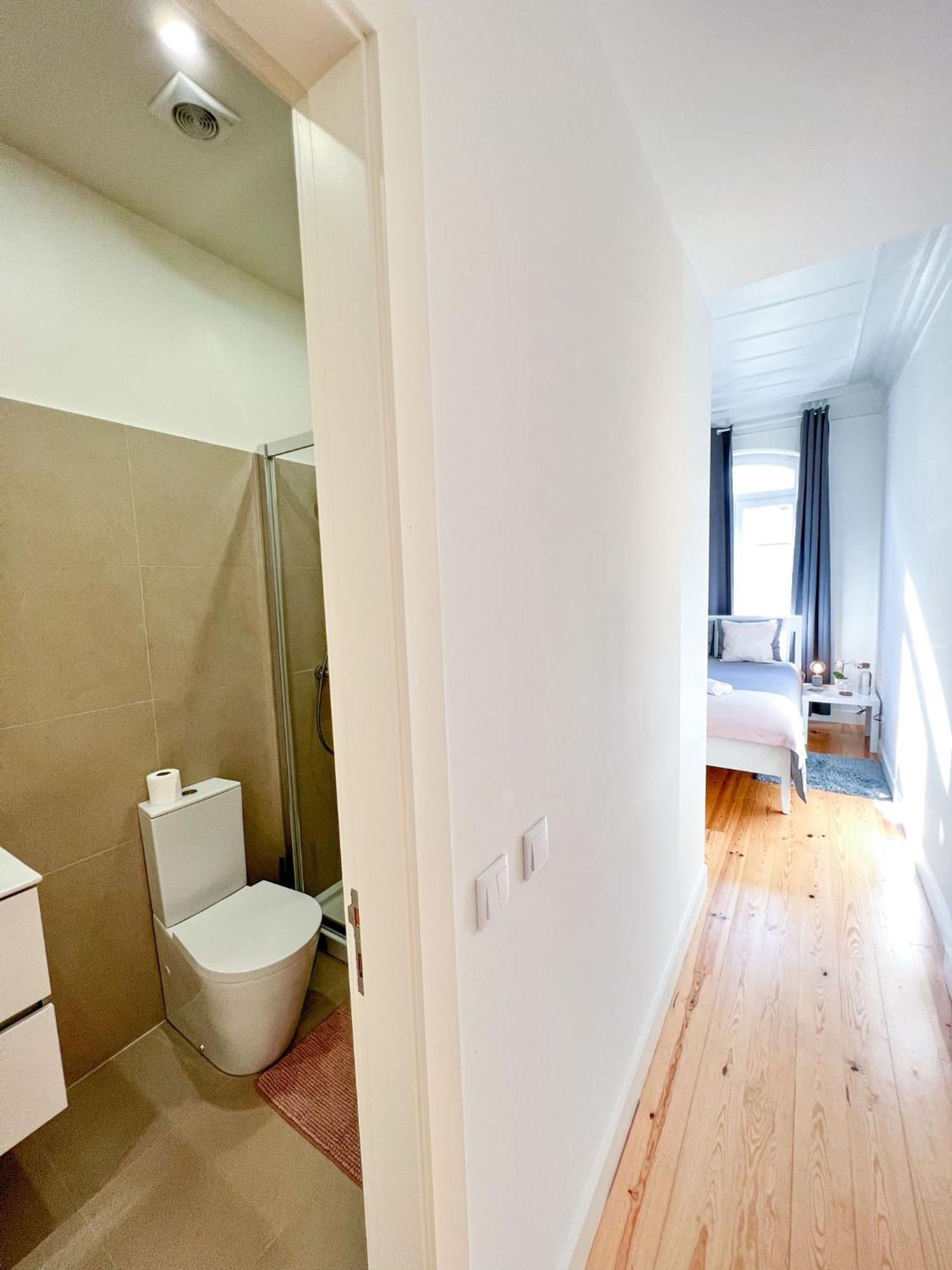 Cozy Room With Privative Bathroom On Rua Augusta Lisboa Exteriér fotografie